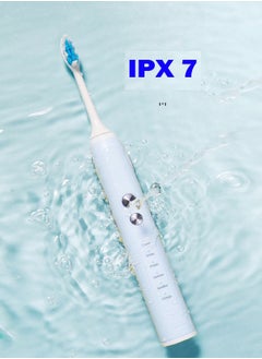 NKX Electric Toothbrush Super Soft Waterproof Teeth Cleaning Artifact Battery Powered With 4 Different Heads  - Image 4