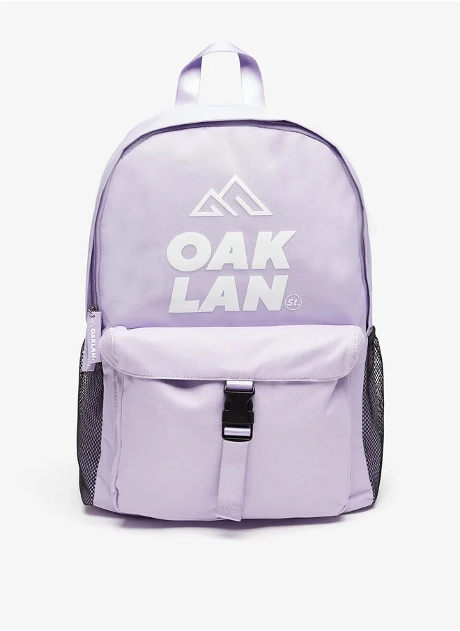 Oaklan by Shoexpress Printed Backpack with Adjustable Straps - 42x15x30 cm