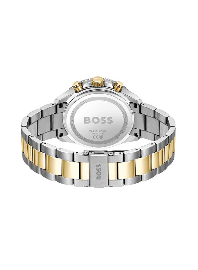 HUGO BOSS Men's Chronograph Round Shape Alloy Wrist Watch 1514144 - 44 Mm - Image 3