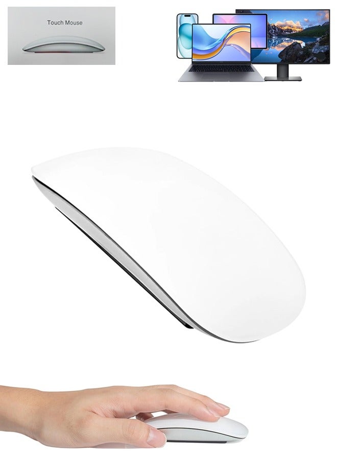 SUNDAREE Wireless Rechargeable Mouse – Slim Ergonomic Design, Low-Noise Clicks, Fast Charging in 15 Min, Bluetooth Compatible for Laptop, Tablet, PC, Office, Travel & Daily Use - Image 1