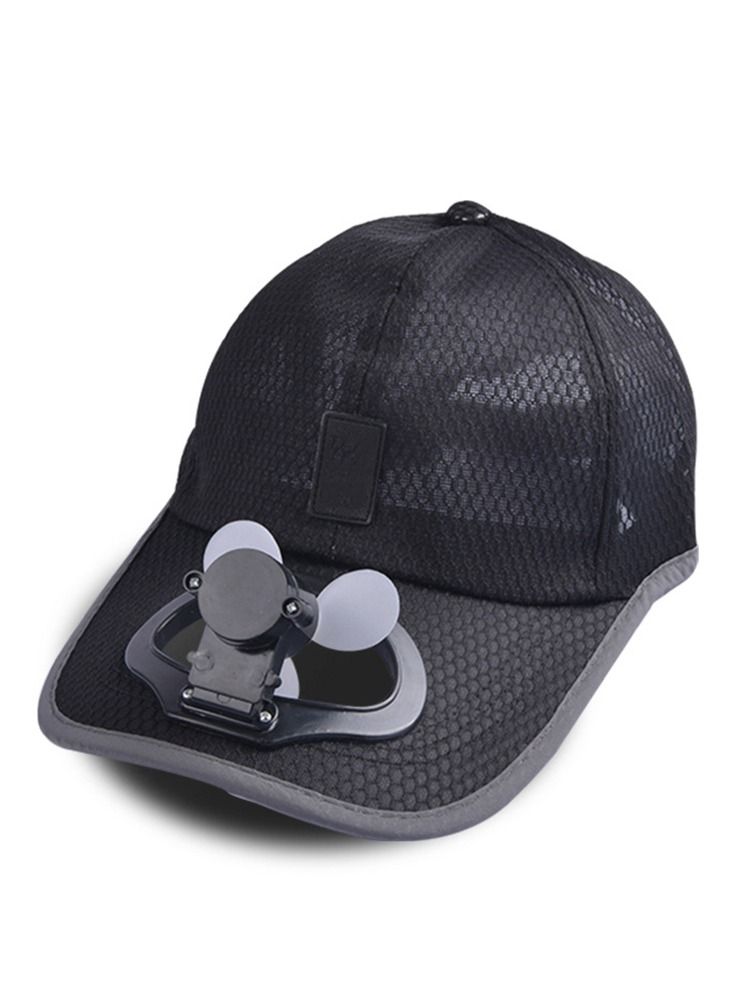 Generic Summer Climbing Cap Anti Sun Fan Hat USB Charging Outdoor Sports Cycling Fishing Camping Tennis Baseball Caps - Image 4