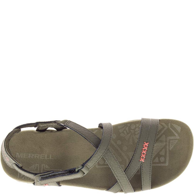 Merrell Terran Ari Lattice Women's Sport Sandal, olive, 9 US - Image 3