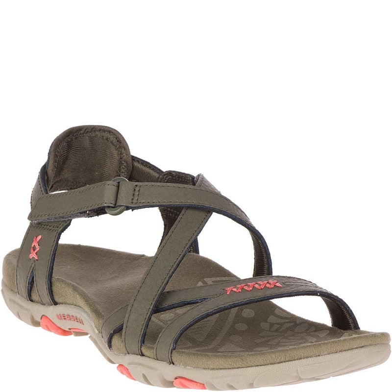 Merrell Terran Ari Lattice Women's Sport Sandal, olive, 9 US - Image 4