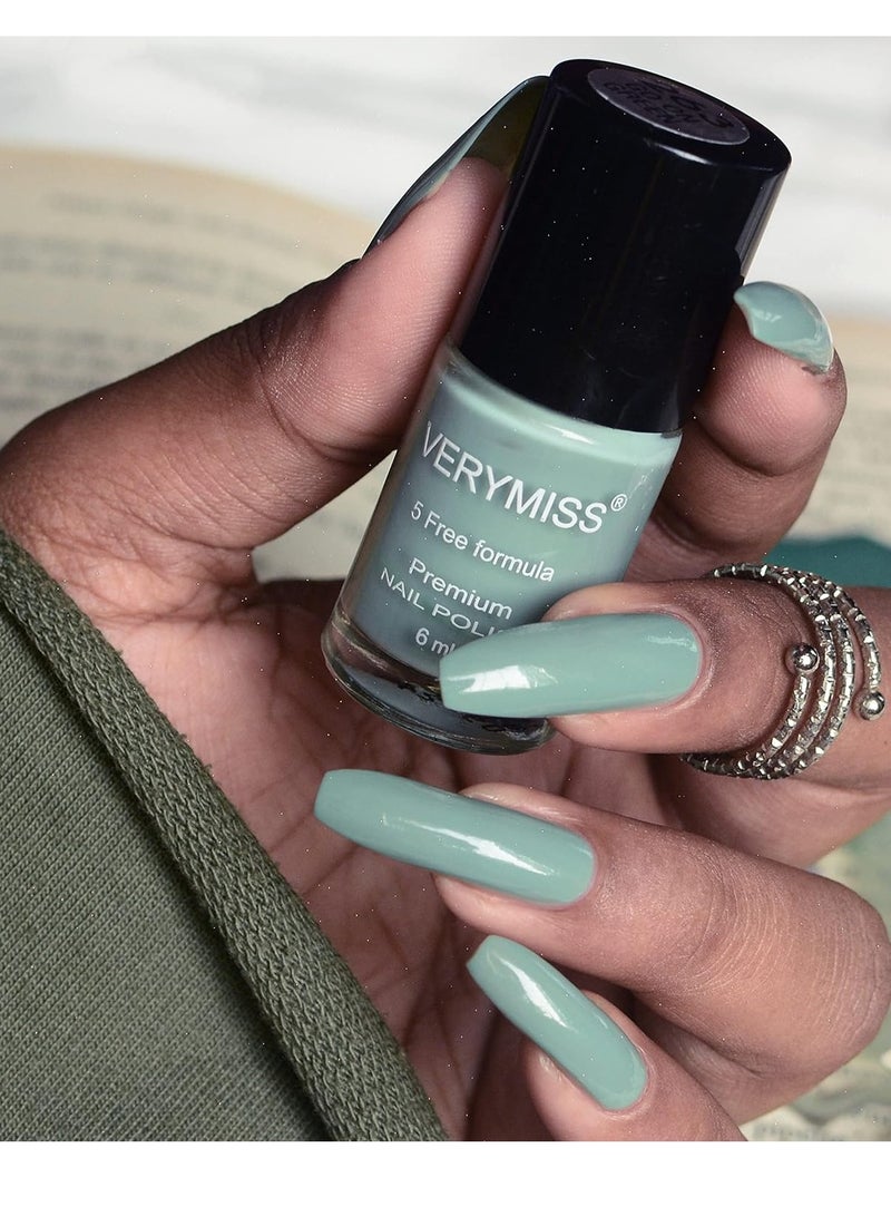 Verymiss Premium Classic Nail Polish 6 ml 263 Go On Green - Image 2
