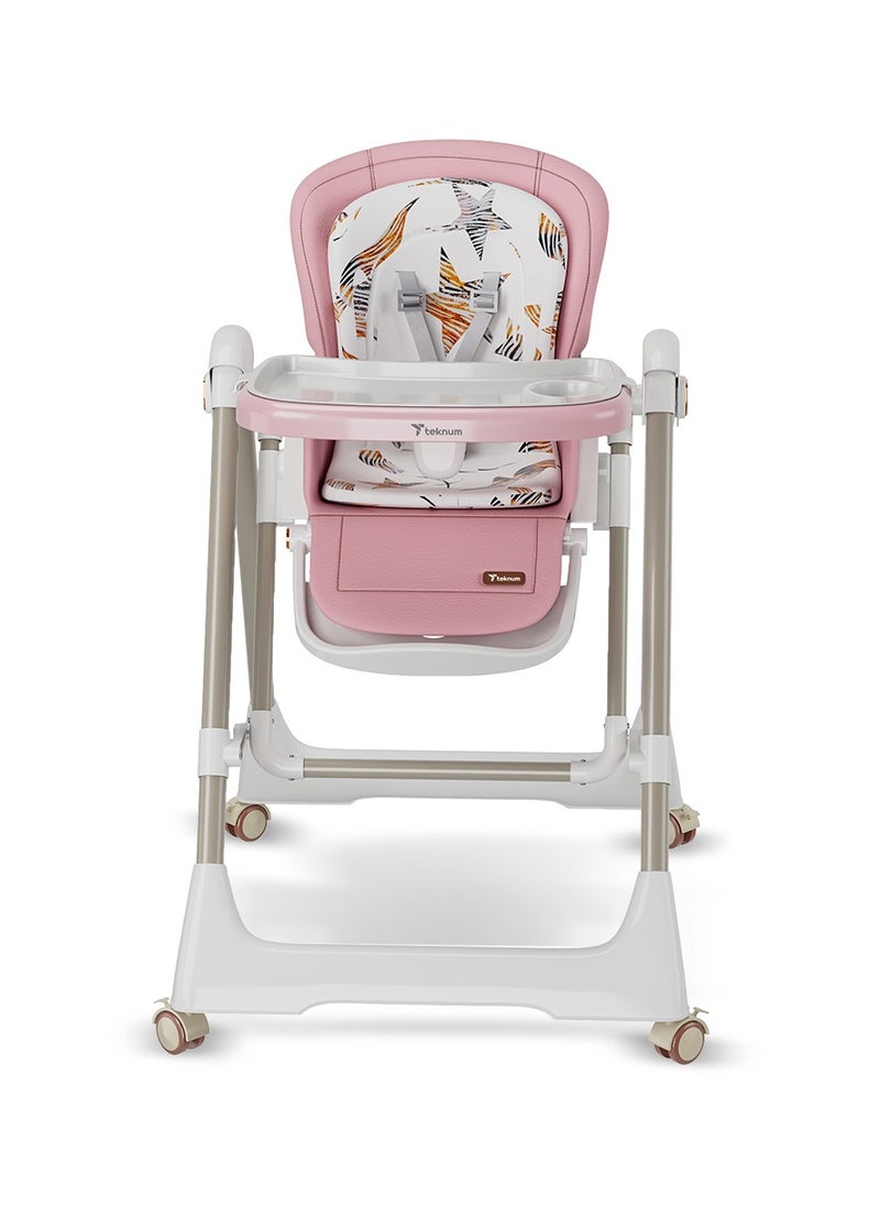 TEKNUM 5-In-1 Swing With High Chair With Lockable Wheels  - Image 2