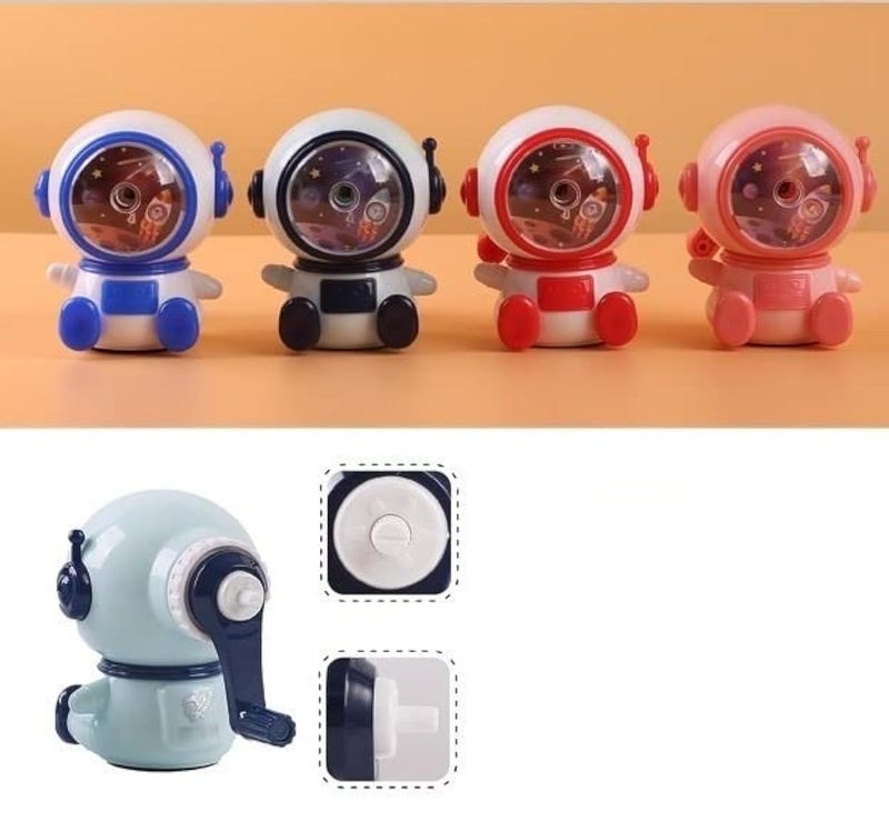 TEMSON Pencil Sharpener – Pencil Sharpener for Kids,Space Shaped Pencil Sharpeners for School Supply(18117) (Black) - Image 2