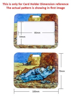 Card Holder with Neck Strap Lanyards Van Gogh's Starry Night over the Rhone Oil Painting For Keys Keychain Badge Holder Compatible with Credit Card / Student Card / Bus Transportation Card - pzsku/Z021817E188FF393055E8Z/45/_/1715113309/b2863ff4-01b8-4d66-afd1-690582c4e011