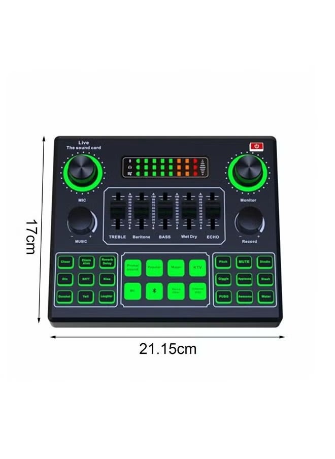 shAyzee V9 Sound Card – Audio Mixer for Streaming, Gaming, Singing & Recording Works with PC, YouTube, TikTok  - Image 4