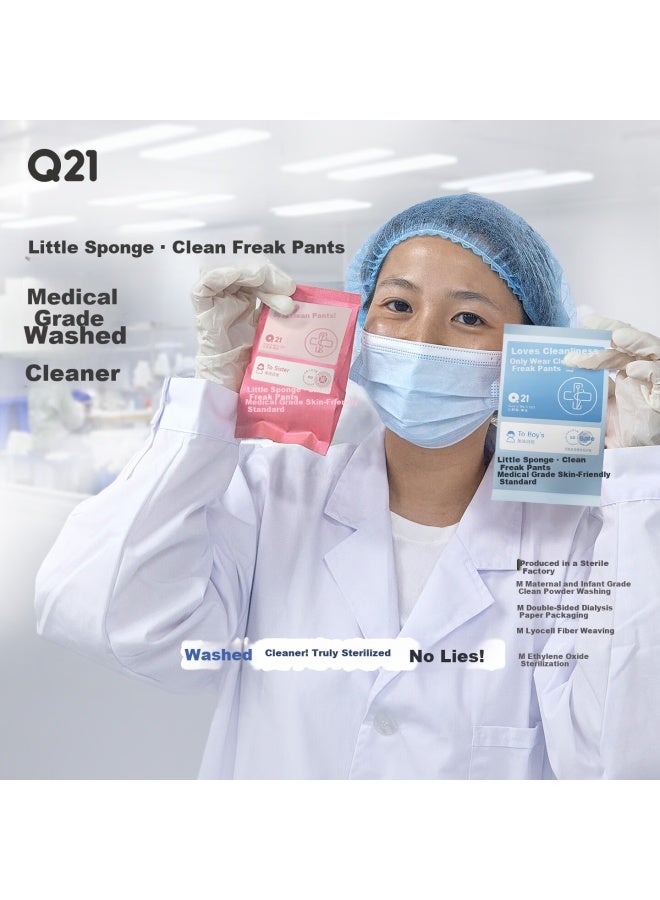 Q21 Men's 7a Antibacterial Disposable Daily Use No-wash Portable Boxer Briefs For Men Xxl - Image 1