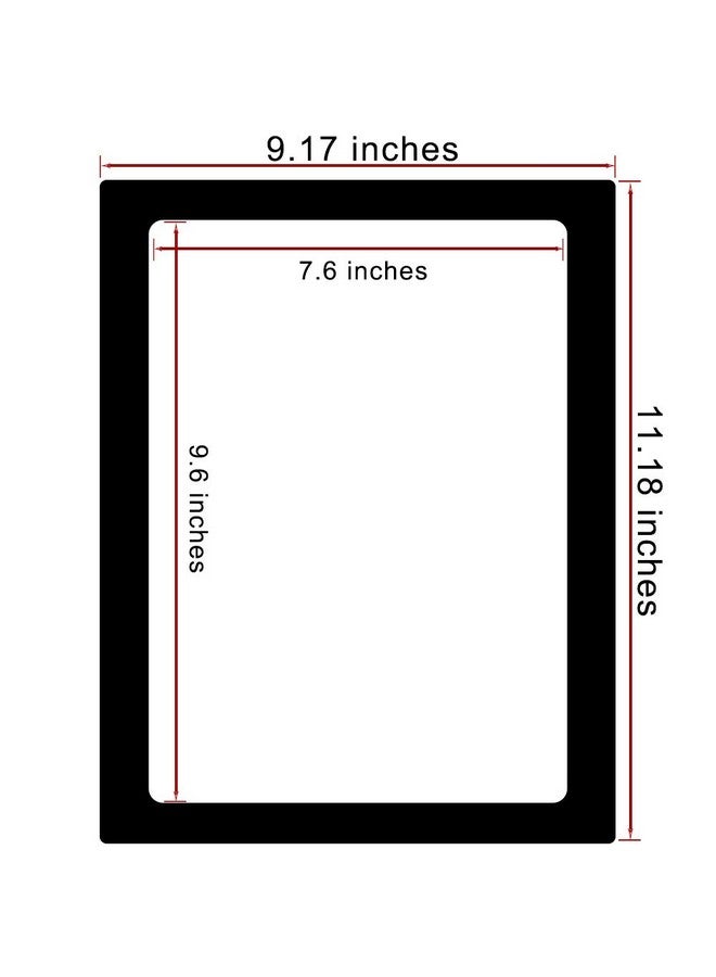 Sooard sooard Magnetic Photo Frames,New Tech Crystal Picture Frame for Refrigerator, (8X10) - Image 2
