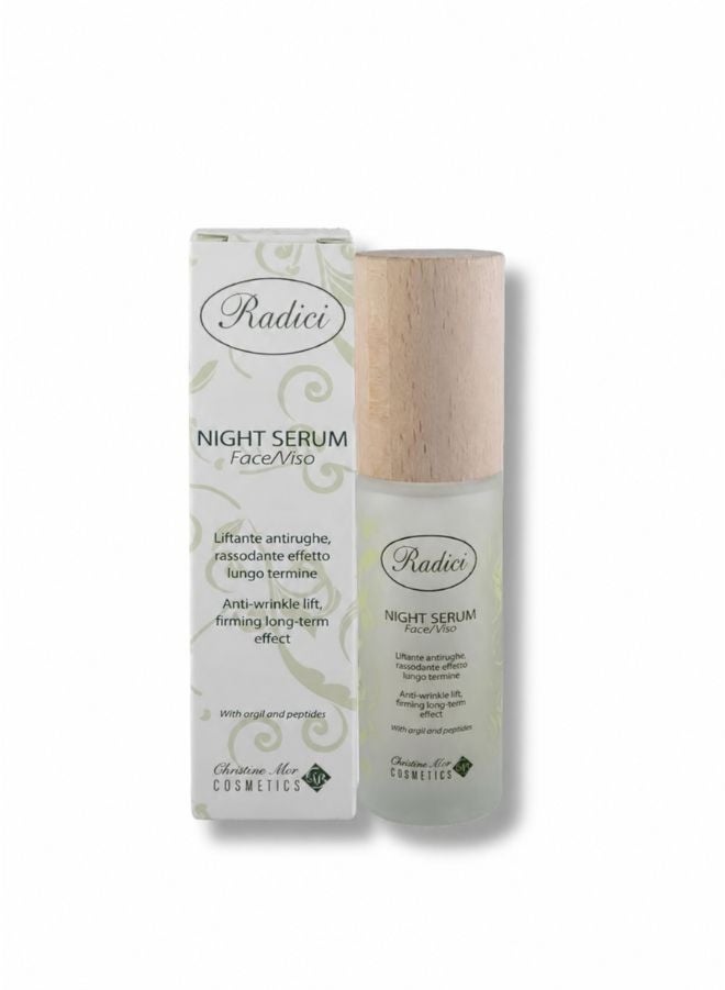 Radici Night Serum Anti-Wrinkle – Filler Effect with Hyaluronic Acid – 30ml - Image 1