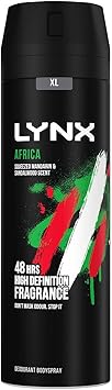 Lynx Africa Deodorant for Men Mens Deodorant Spray Body Spray Antiperspirant for Men with 48 Hours High Definition Fragrance of Squeezed Mandarin and Sandalwood Scent 200ml Pack of 6 - Image 2