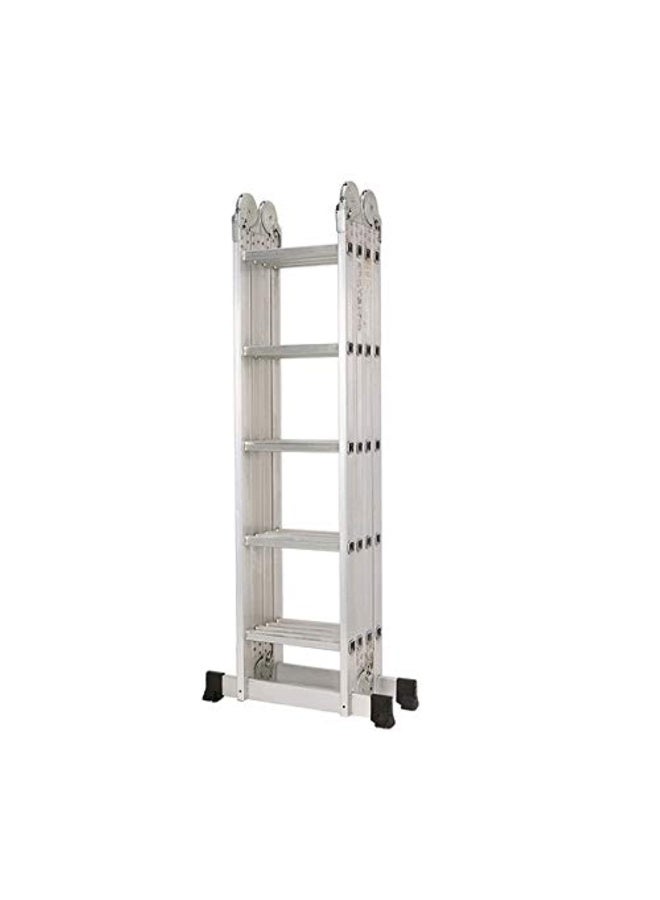 ROBUSTLINE Multipurpose 4X5 Ladder 6M Silver  - Image 1