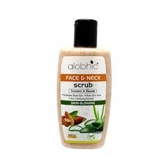 Pack of 2 Alobhic Organic Face and Neck Scrub Purifies Detoxifies Skin Improves Radiance Clear Dead Skin - Image 1