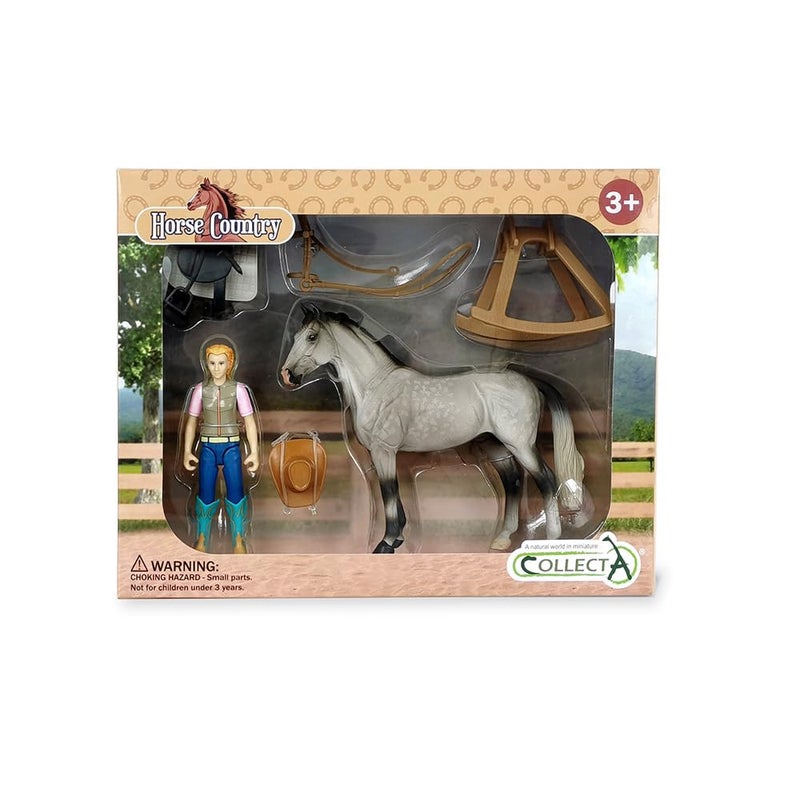 CollectA Western Rider and Horse Set Model 84245 - Image 3