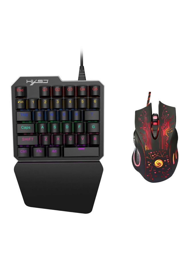 NIBEMINENT J100 Wired Keyboard With A869 Mouse Combo Set - Image 1