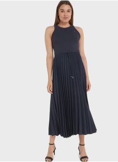 Tie Detail Flare Dress