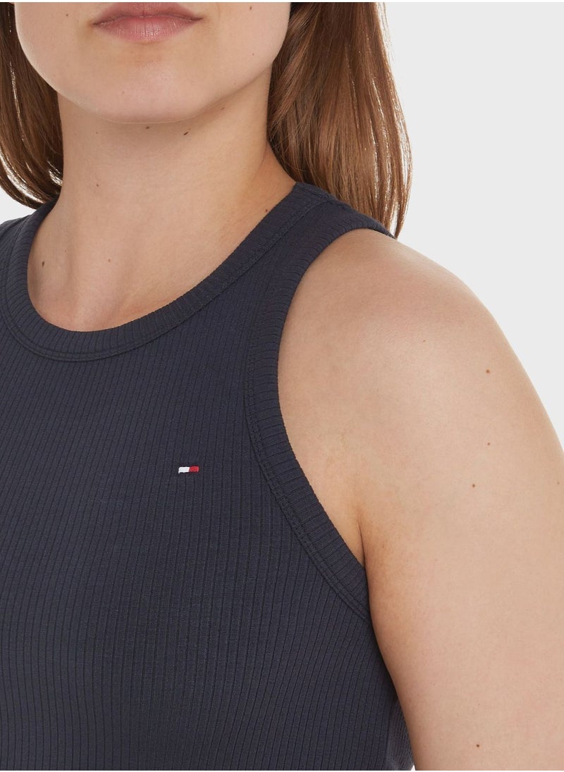 TOMMY HILFIGER - Tie Detail Flare Dress - Image 1
