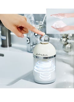 Furtey Electric Face Cleanser Foamer Face Cleanser Foamer Facial Cleanser Foaming Machine Marshmallow Foamer Portable Face Wash Foaming Bottle Skin Care Deep Skin Care Cleansing Tool (White)  - Image 1