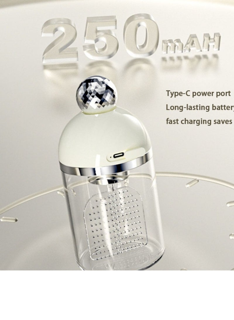 Furtey Electric Face Cleanser Foamer Face Cleanser Foamer Facial Cleanser Foaming Machine Marshmallow Foamer Portable Face Wash Foaming Bottle Skin Care Deep Skin Care Cleansing Tool (White)  - Image 5