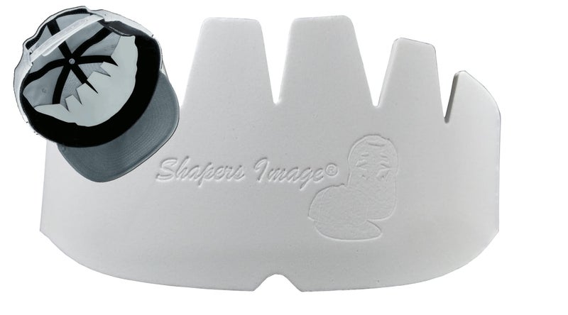 Shapers Image 4Pk White Eva Foam Baseball Caps Crown Inserts Shapers for Fitted Caps Snapback Hats Washable Reusable Sports Liner - Image 3