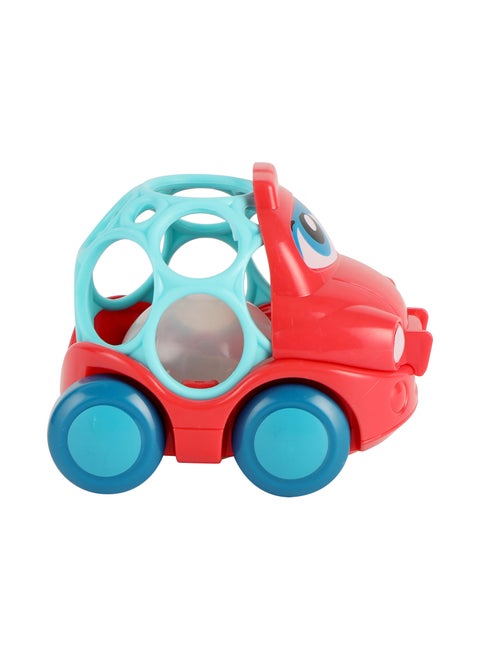 Turtees™ Colorful Attractive Plastic Non-Toxic Soft Baby Rattle Toys for Babies Fun Time (Red)