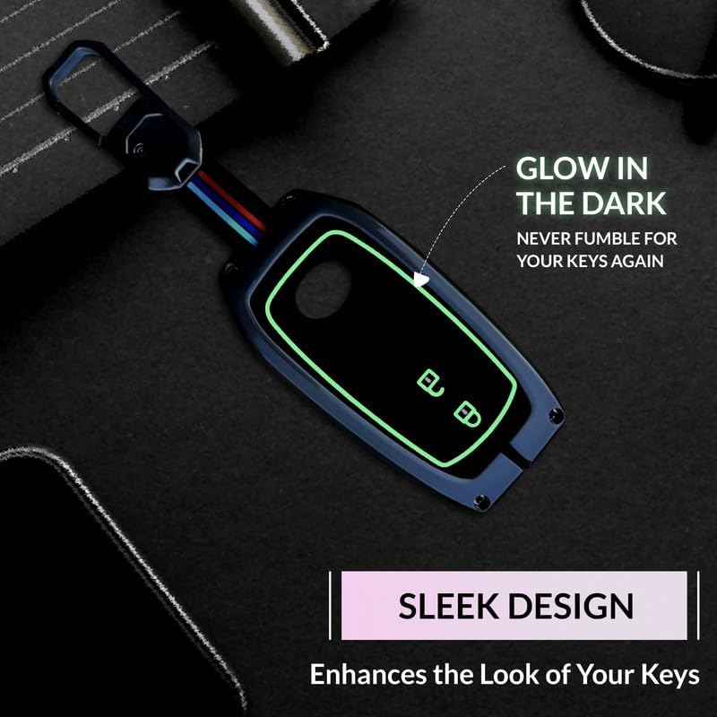 NEODRIFT 'KeyShield' Car Key Cover for Toyota Innova Crysta (Shape 1, 02 Buttons) (Durable, Stylish, and 360° Protection) - Image 5