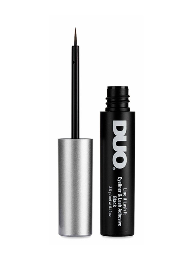 Duo Line It Lash It Adhesive Eyeliner – 3.5g, Long-Lasting Lash Glue and Liner