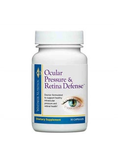 Ocular Pressure & Retina Defense Supplement to Support Healthy Intraocular Pressure Levels, Circulation & Eye Tissue (30 Capsules)