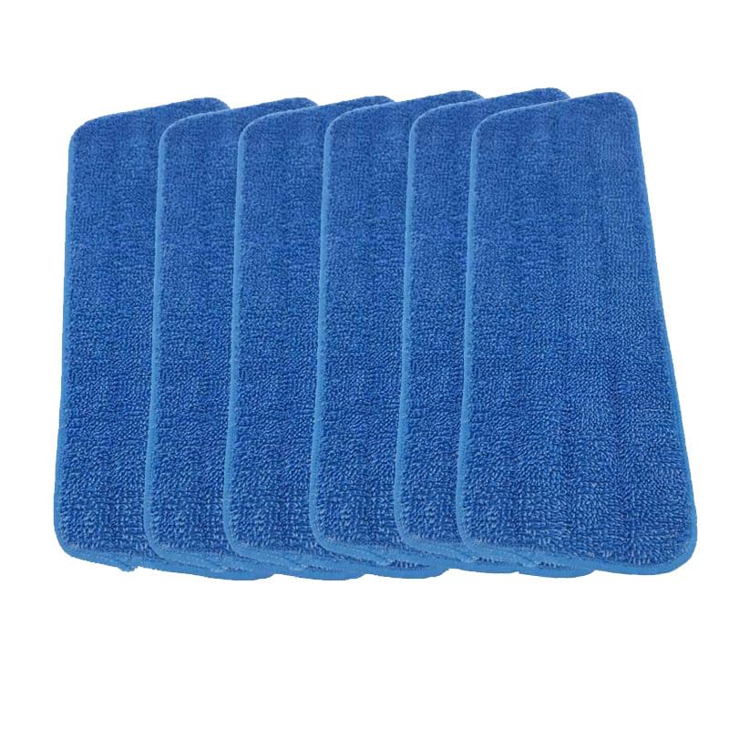 Rinakou 6 Pack Replacement Mop Refills Compatible with Rejuvenate Click N Clean Multi-Surface Spray Mop System,Washable Mop Heads Pads for Wet Dey Use - Image 1