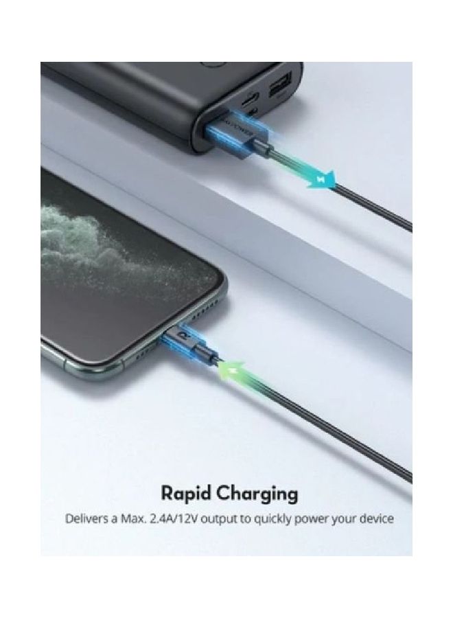 RAVPOWER USB-A To Lightning Cable Black - Image 2