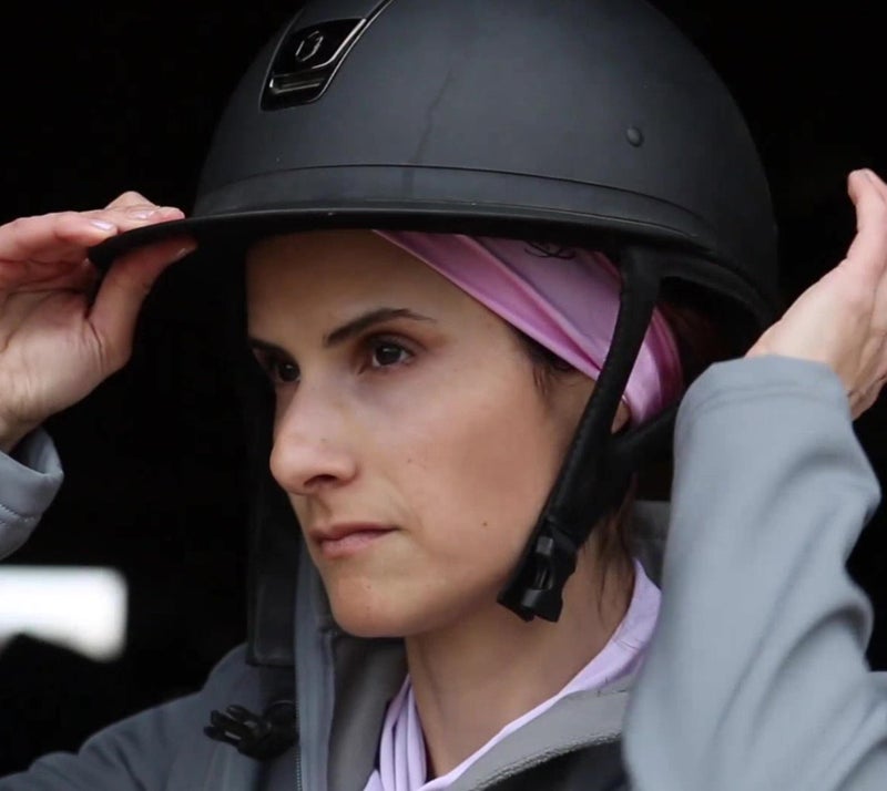 myMareCo Equestrian Headbands for Women, Under Riding Helmet Bands, Sportswear Wide Hair Wrap Suitable for Use with Bike Helmets, Yoga & Hiking - Image 5