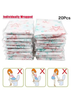 Disposable Paper Stronger Thicker Safe Antibacterial Waterproof Toilet Seat Covers Maternal Toilet mat Travel Essential Office Kids Potty Training or Public Toilet 20PCS - pzsku/Z021914608B41204EF2B2Z/45/_/1697010969/9c8ce6d8-8e75-456d-bd31-d7c4e4d79182