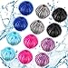 Blulu 12 Pieces Pet Hair Remover for Laundry Dryer Balls Reusable Washing Machine Hair Catcher Pet Dog Cat Catcher Lint Remover Light BlueBlueGreyBlackPurpleRose Red - Image 1