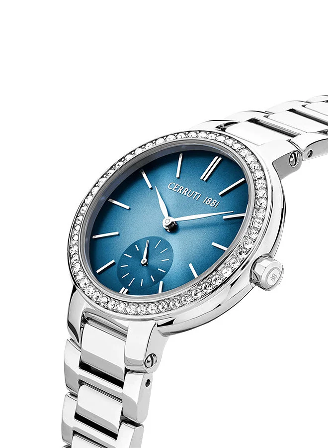 CERRUTI 1881 Faenza 34mm Women's Analog Watch with Stainless Steel Bracelet