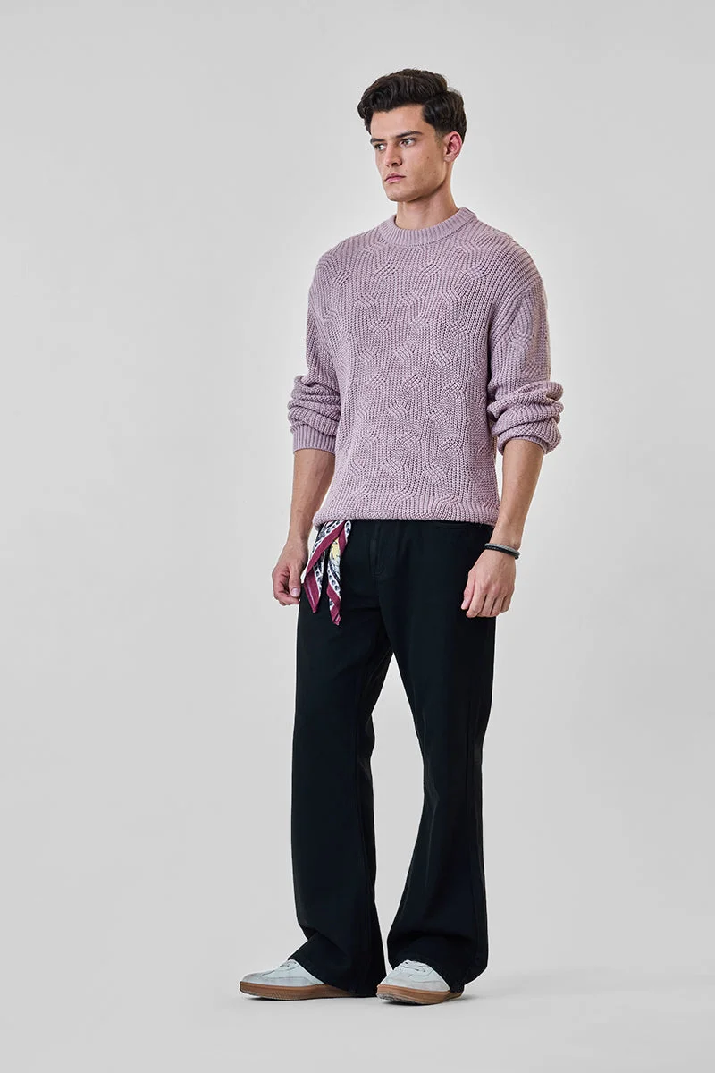 SNITCH Flared Fit Washed Jeans