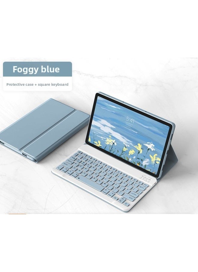 Generic For Lenovo Saver Y700 Tablet Three-generation Protective Cover Small Pad12.7 With Bluetooth Keyboard And Mouse-Color:Misty Blue + Misty Blue Keyboard-Product Type:Lenovo Savior Y700 Third Generation 2025 ( 8.8inch )  - Image 1