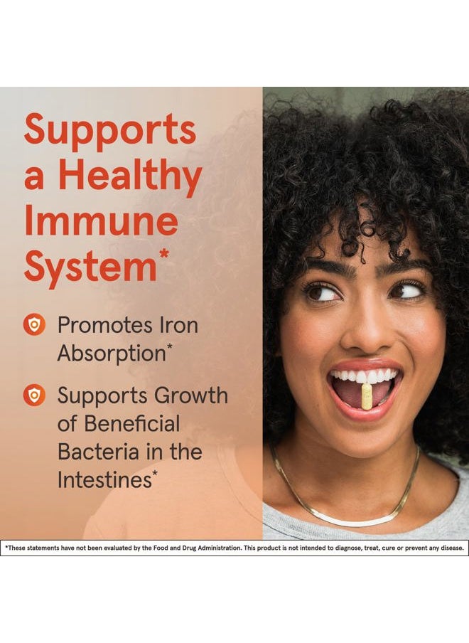 jarrow formulas Lactoferrin 250 mg - Immune-Supporting Glycoprotein - For Healthy Immune System Support & Iron Absorption - Freeze Dried - Gluten Free - Non-GMO - 60 Capsules (Servings)  - Image 4