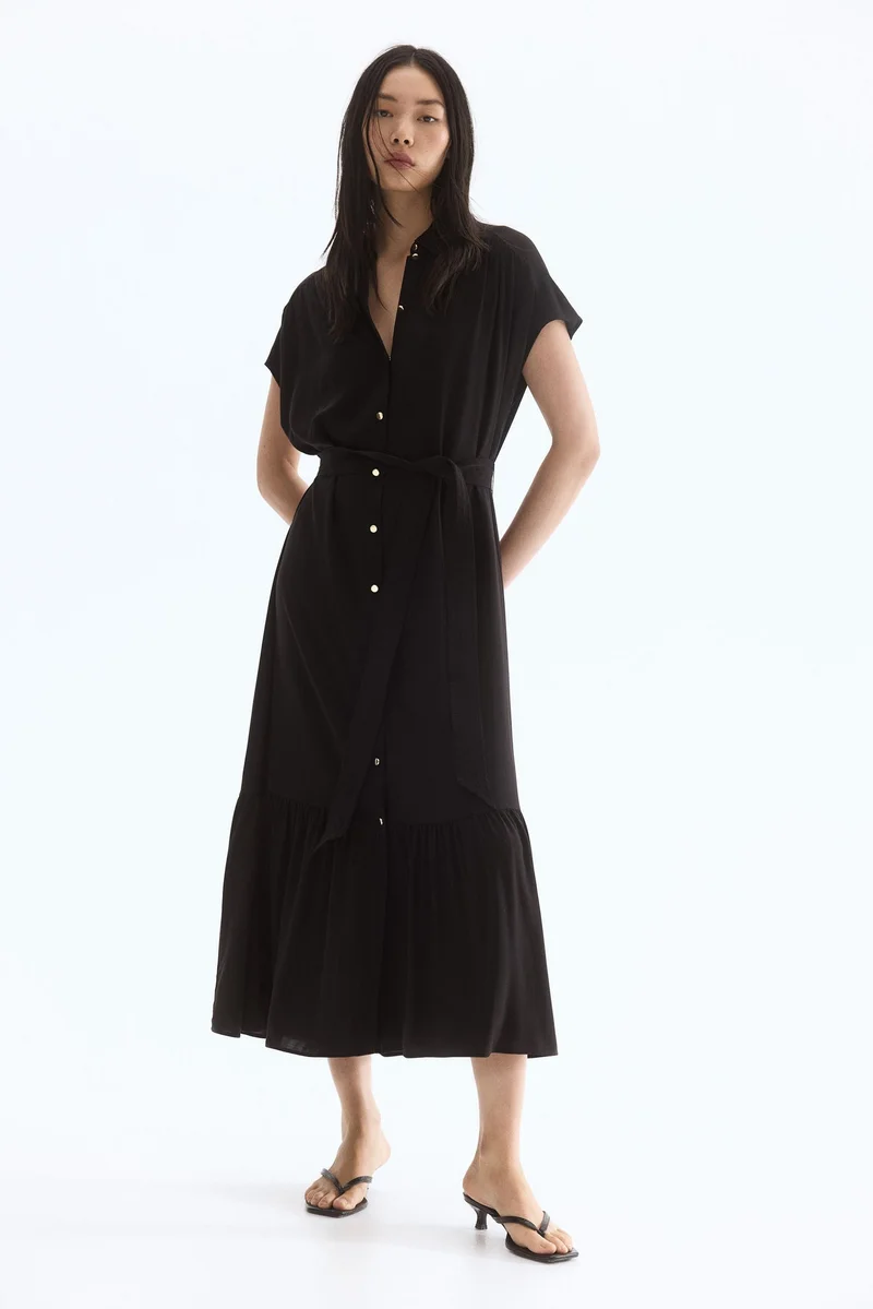 H&M Tie-belt shirt dress