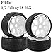 RcarmubWow RC Wheels and Tires for 17 Felony 6S BLXRC Truck Tires RC Wheels and RC Tires4pcs Highway Tires2 Big 2 SmallWhite - Image 4