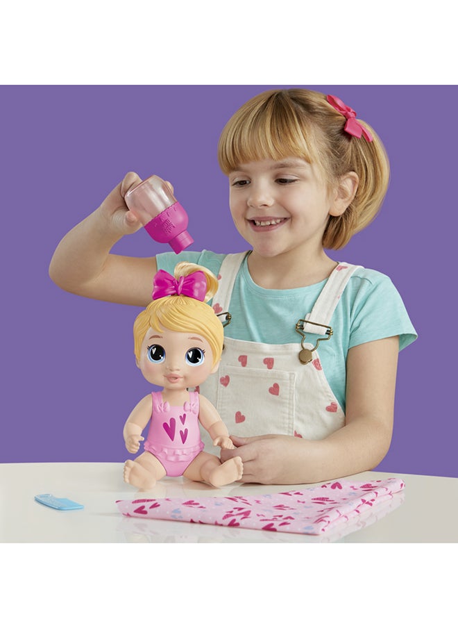 Baby Alive - دمية ماء بيبي أليف شامبو سنجل هاربر هاغز شعر أشقر 11 إنش مجموعة لعبة، ألعاب للفتيات والفتيان من عمر 3 سنوات فما فوق - Image 1