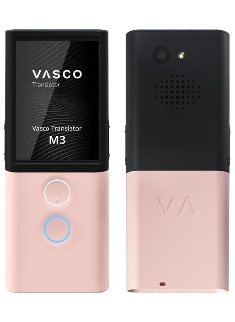 Vasco Translator M3 Portable Two-Way Language Interpreter Desert Rose
