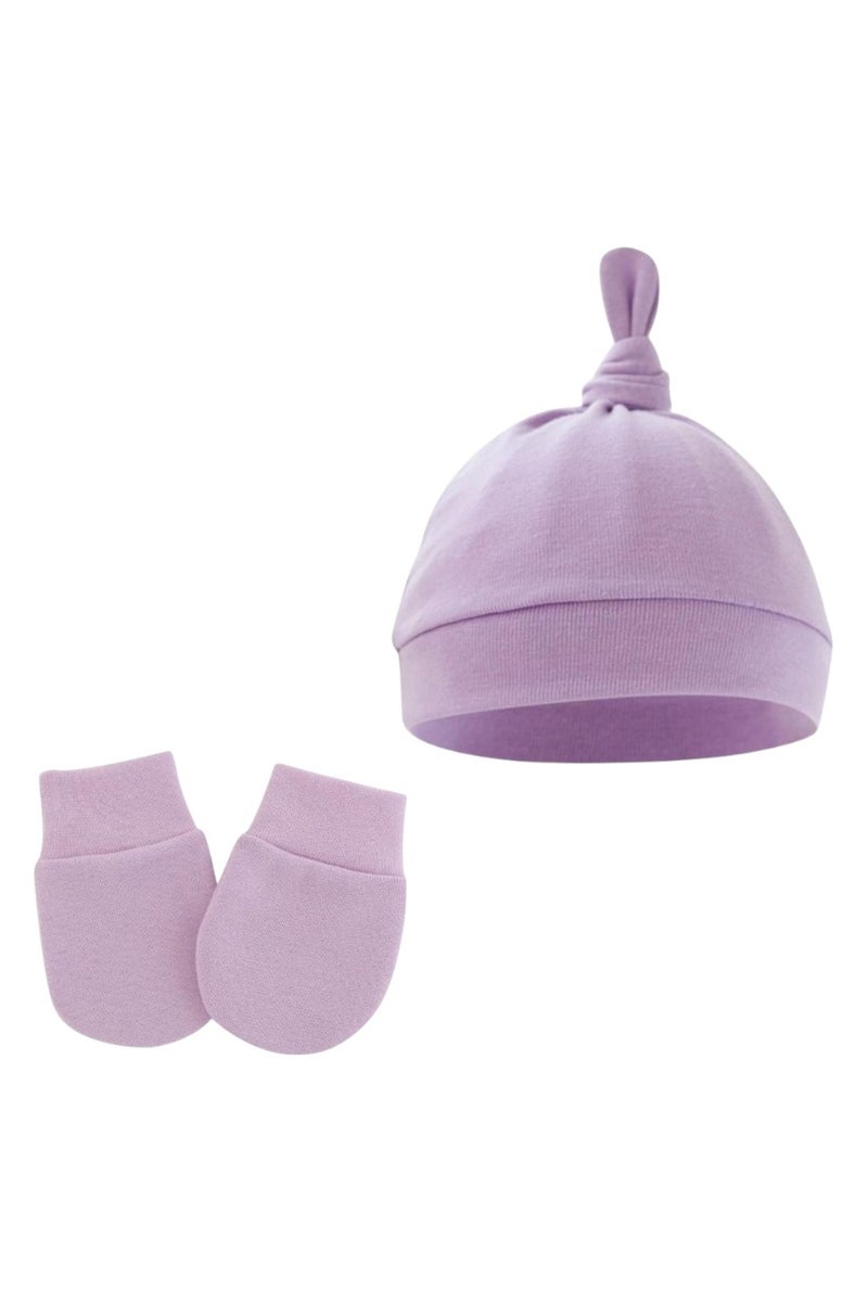Bambimici -  2 pcs Tiny Tops Baby Beanie and Mittens