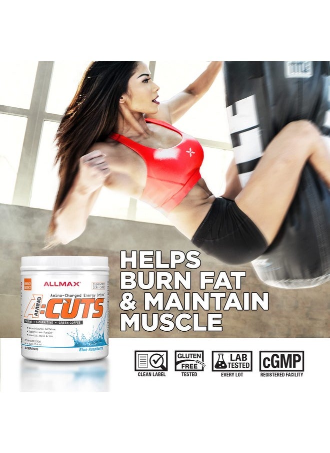 AllMax Nutrition Aminocuts (Acuts) Amino Charged Energy Drink With Taurine L Carnitine Green Coffee Bean Extract Peach Mango 30 Servings  - Image 3