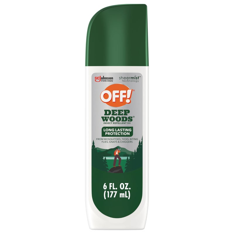 SC Johnson OFF! Deep Woods Insect Repellent VII Spritz, Bug Spray with Long Lasting Protection from Mosquitoes, 6 oz - Image 1
