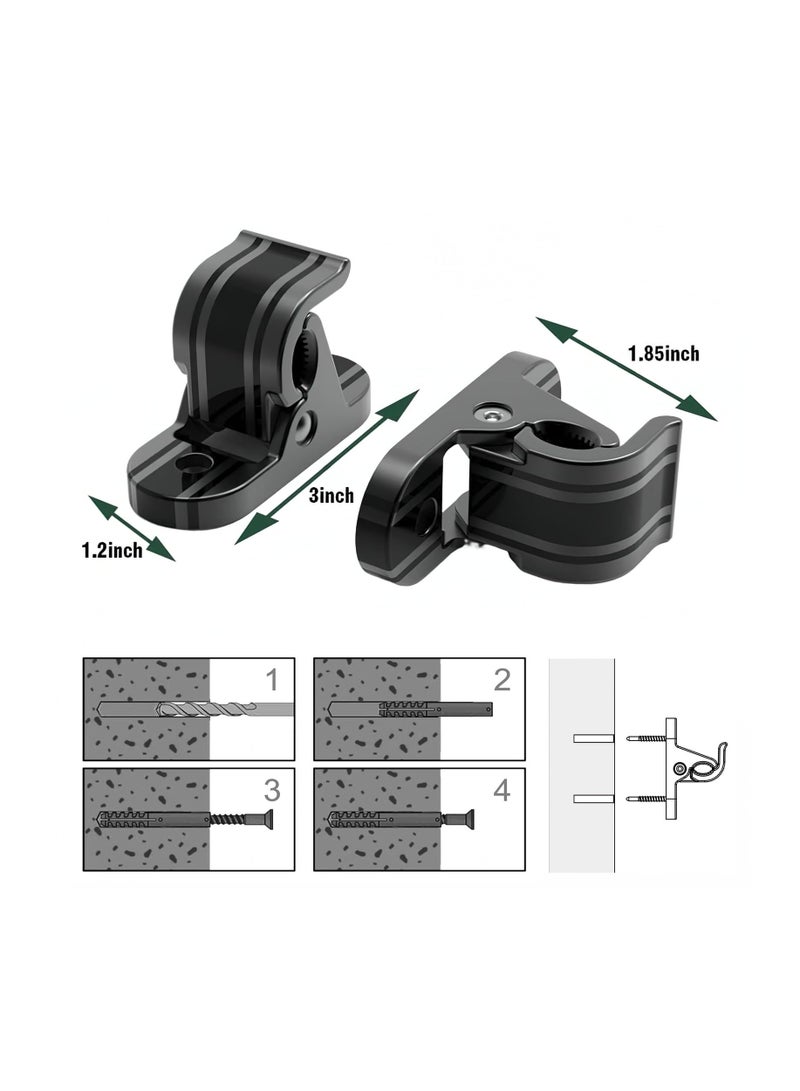 Excefore EV Charger Control Box Holder, Flexible Layout & Universal, Chassis Bracket Clamp for Portable Electric Car Charger, 2Pcs Cable Clips for SAE J1772 And Tesla Mobile Connectors - Image 5
