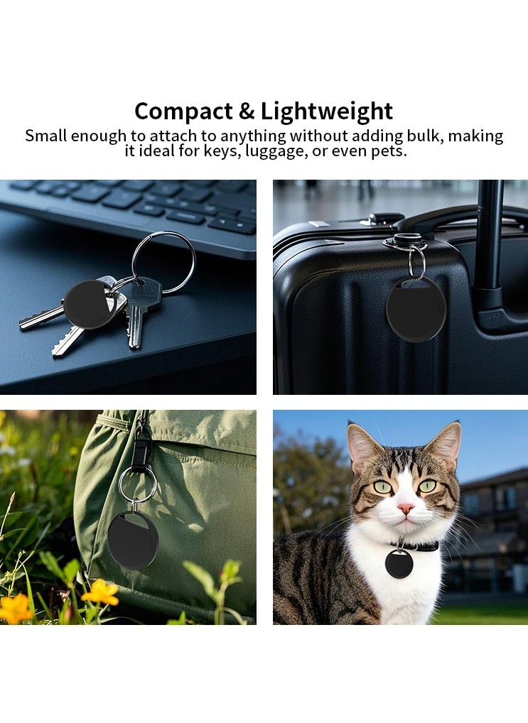 UanTii Smart Airtag Bluetooth itag for Android Phones Key Finder Works with Google Find My App Smart Tag for Xiaomi Samsung.,etc,Black One Pcs  - Image 5