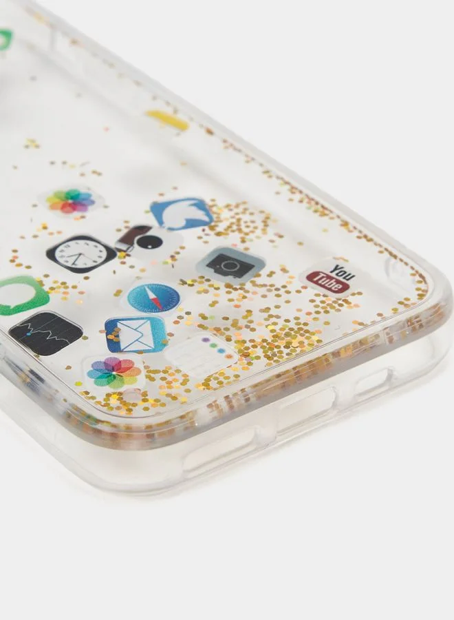 Styli Transparent iPhone Case with Icon Detail - XR