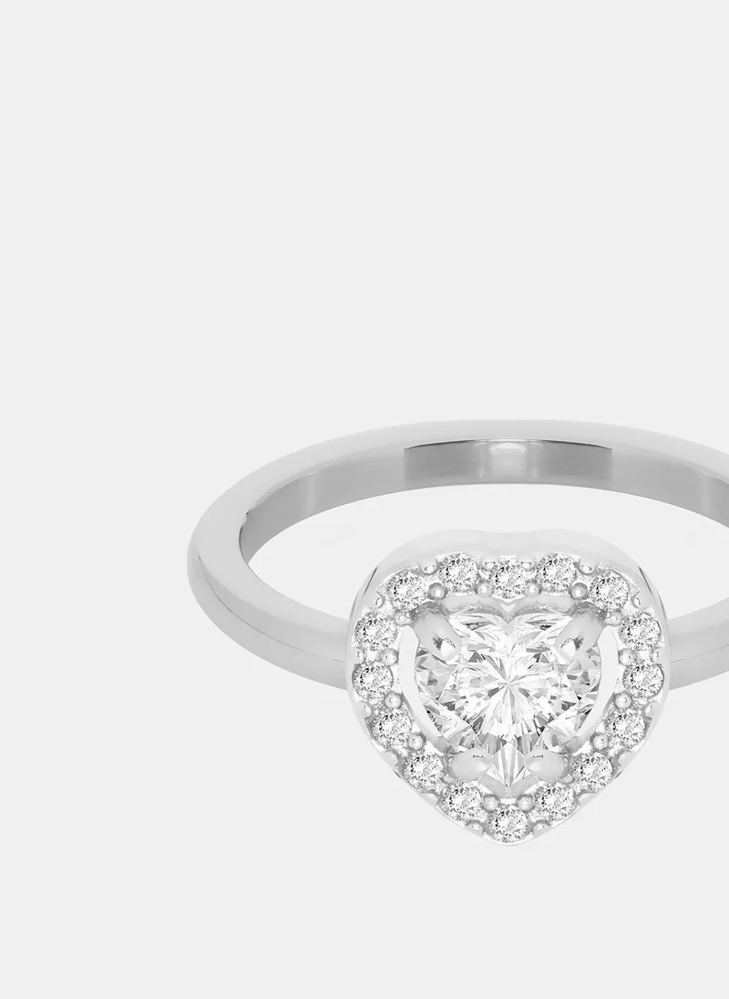 Liu Jo Ring with rhinestone heart cut