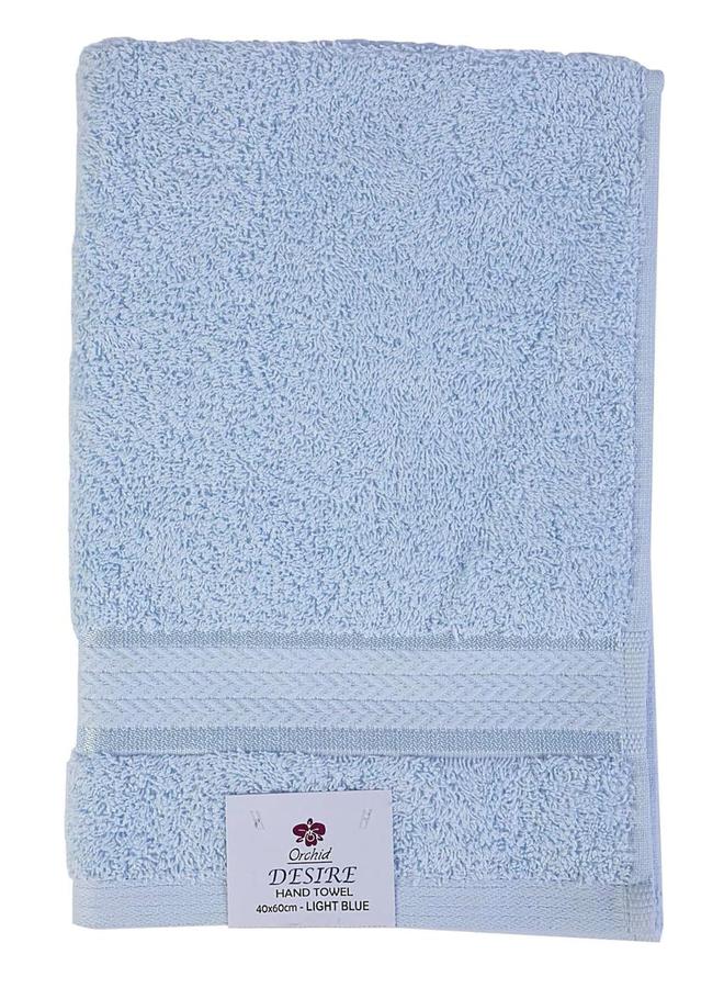 Orchid Desire Hand Towel 41X61Cm Light Blue